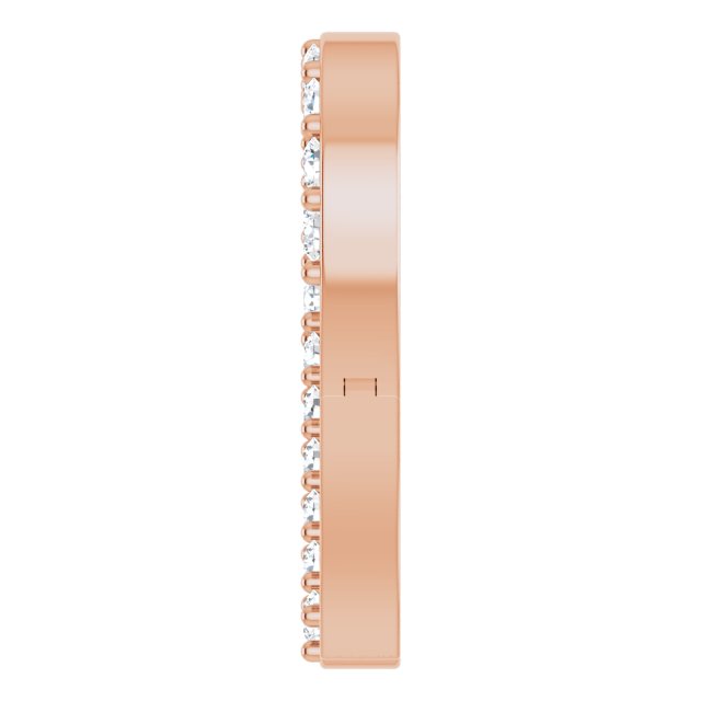 DIAMOND HEART CHARM CLIP