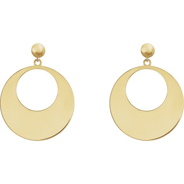 CIRCLE DANGLE EARRING
