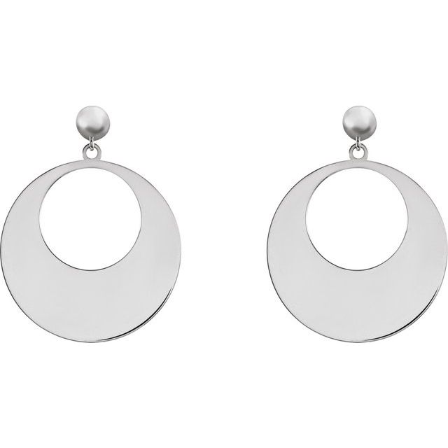 CIRCLE DANGLE EARRING