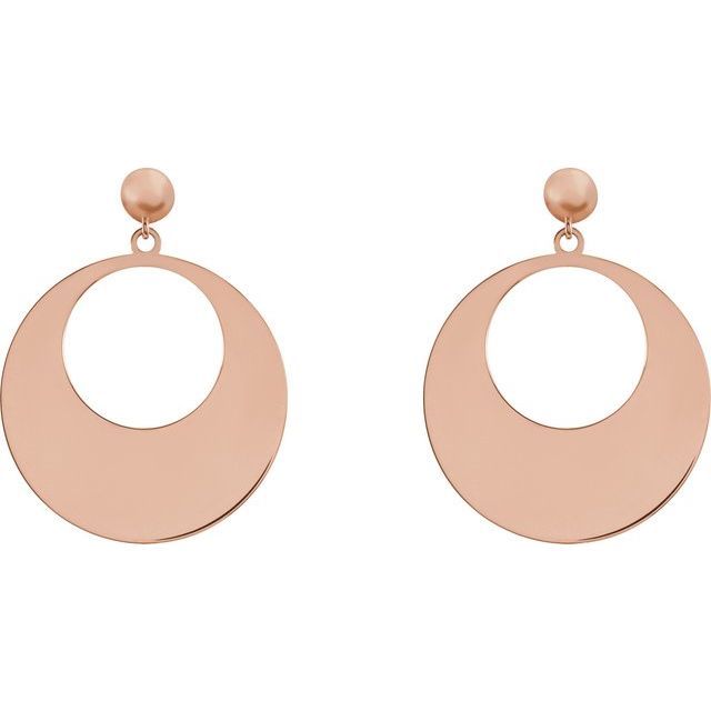 CIRCLE DANGLE EARRING