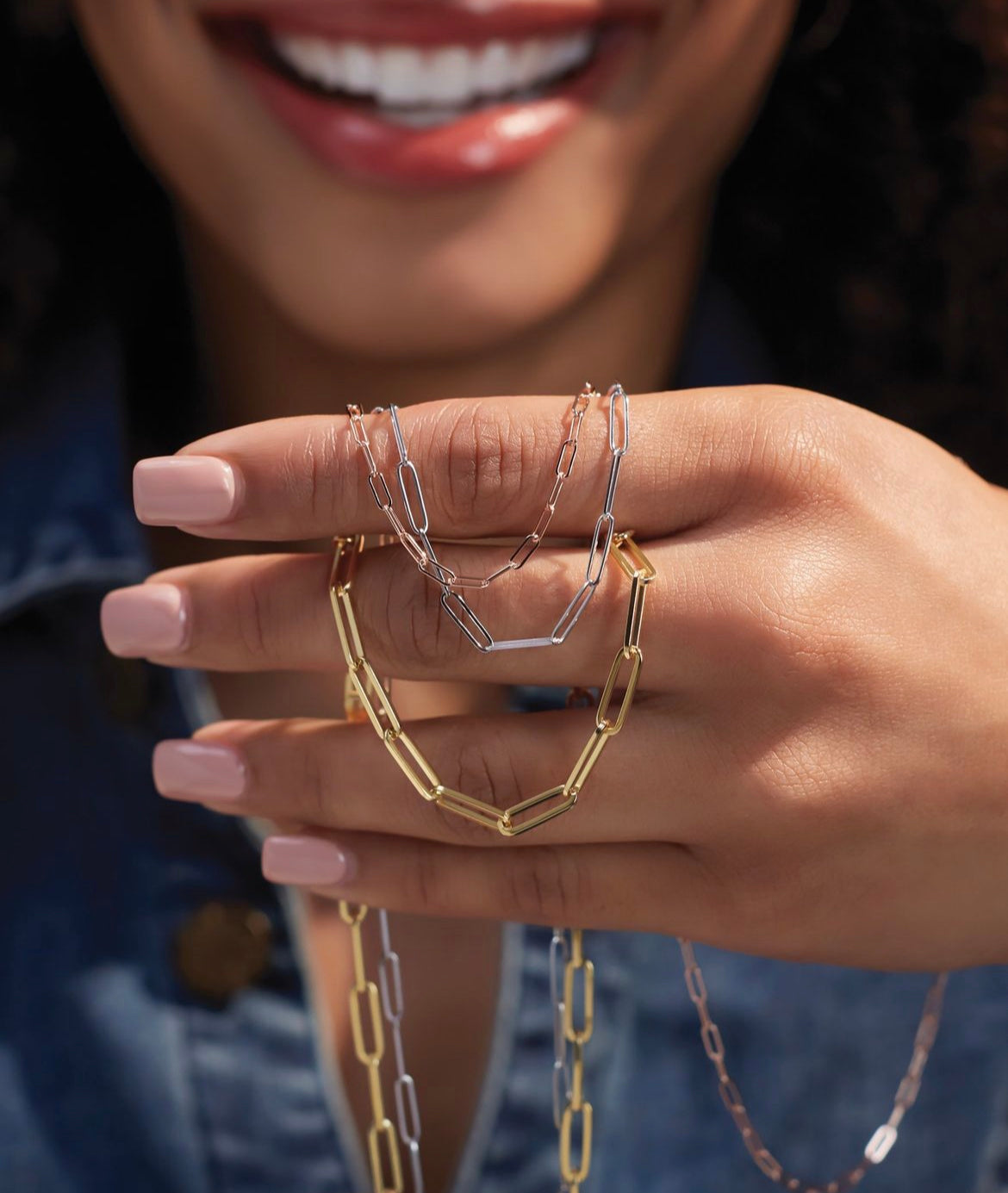 3.85MM PAPERCLIP CHAIN