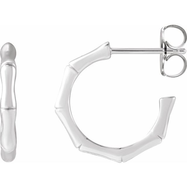 BAMBOO HOOP EARRING