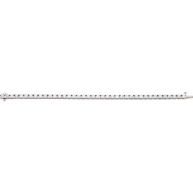 9 1/6 CTW TENNIS BRACELET - White Gold