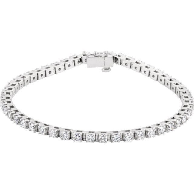 3 ⅜ CTW DIAMOND TENNIS BRACELET 7"