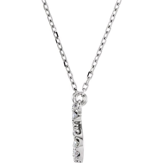 DIAMOND INITIAL NECKLACE