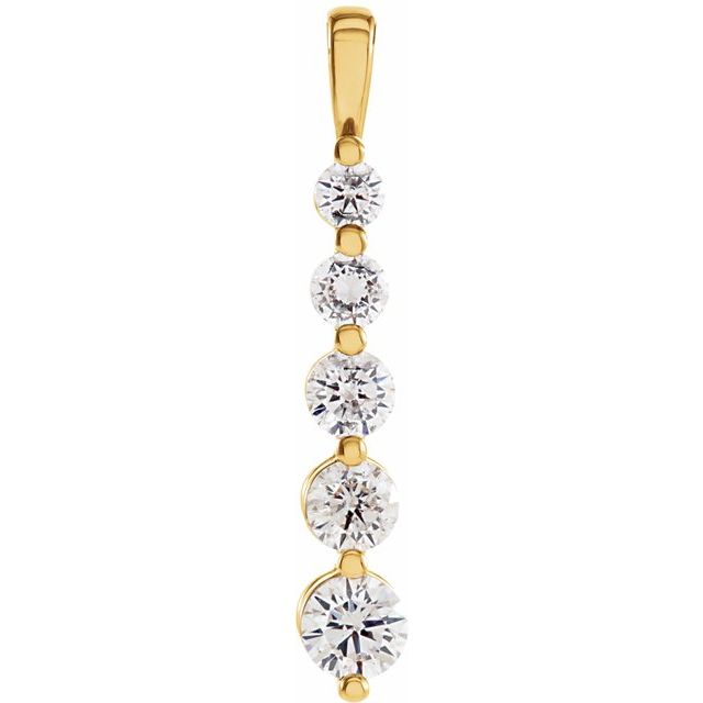 JOURNEY 5-STONE DIAMOND PENDANT