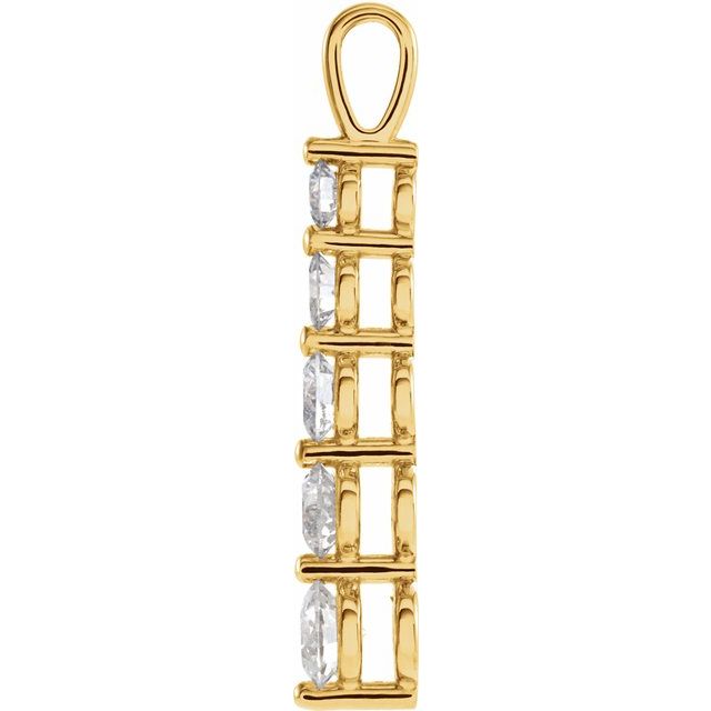 JOURNEY 5-STONE DIAMOND PENDANT