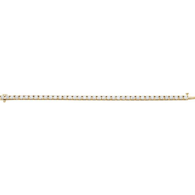 9 1/6 CTW TENNIS BRACELET - Yellow Gold