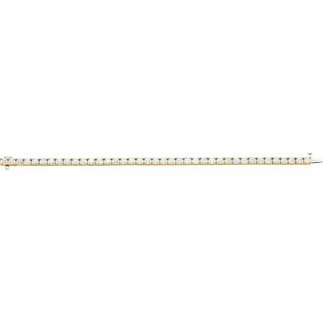 10 ½ CTW 18K TENNIS BRACELET
