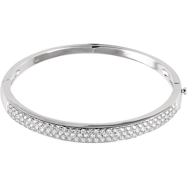 3 CTW DIAMOND PAVÉ BANGLE