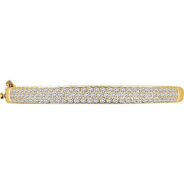 3 CTW DIAMOND PAVÉ BANGLE