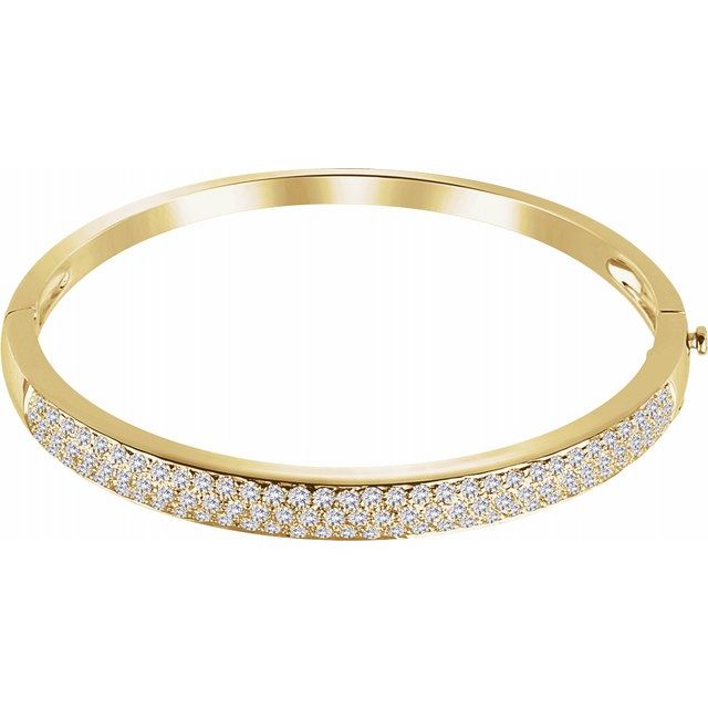 3 CTW DIAMOND PAVÉ BANGLE