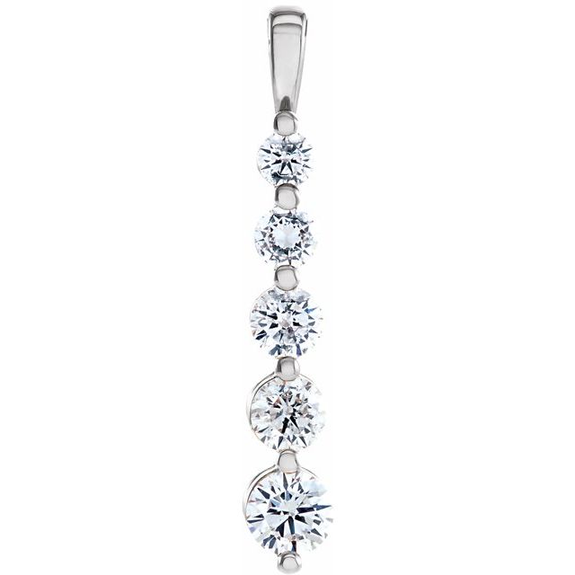 JOURNEY 5-STONE DIAMOND PENDANT