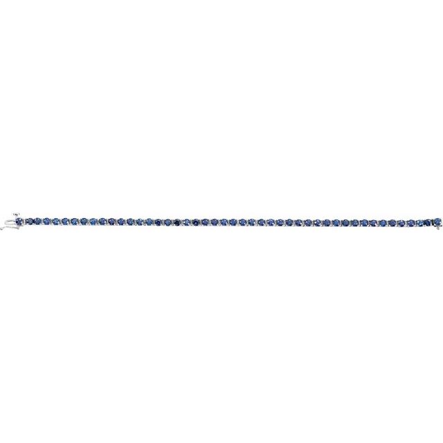 BLUE SAPPHIRE TENNIS BRACELET
