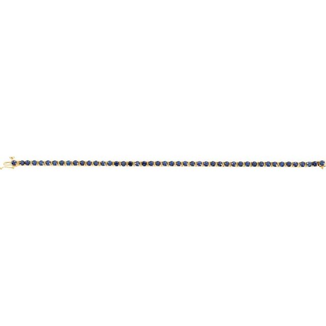 BLUE SAPPHIRE TENNIS BRACELET