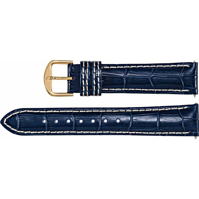ALLIGATOR GRAIN HEAVY PADDED WATCH BAND