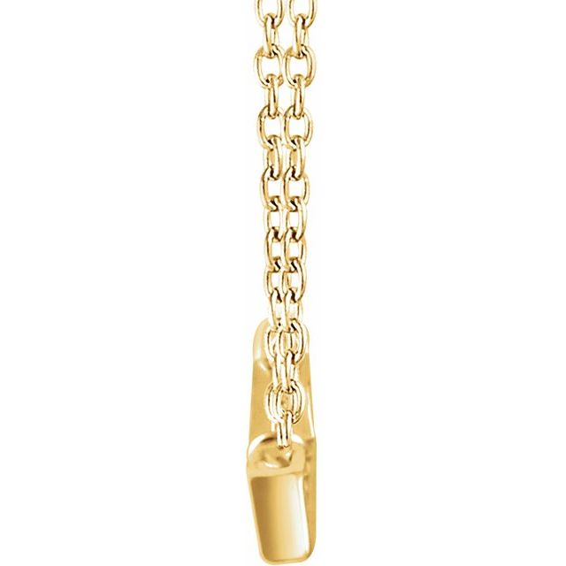 ¼ CTW DIAMOND BAGUETTE BAR NECKLACE