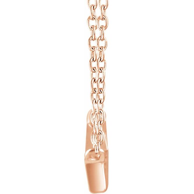 ¼ CTW DIAMOND BAGUETTE BAR NECKLACE