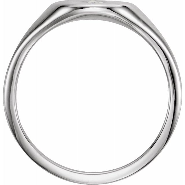 OVAL STARBURST SIGNET RING