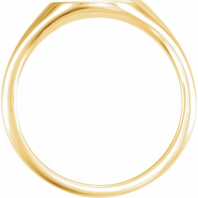 OVAL STARBURST SIGNET RING