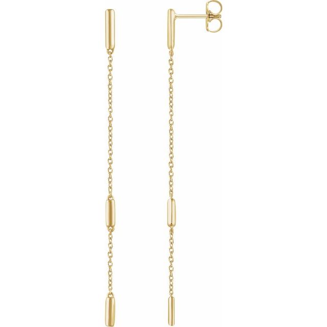 BAR CHAIN EARRING