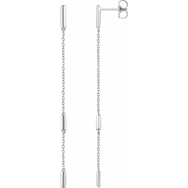 BAR CHAIN EARRING