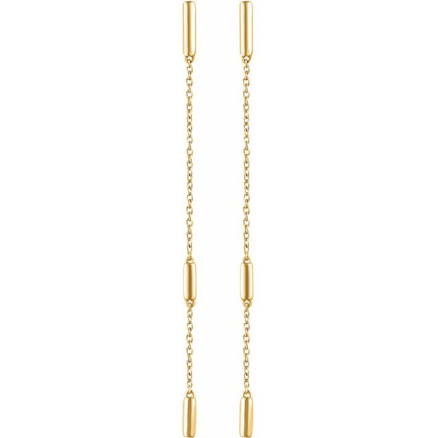 BAR CHAIN EARRING