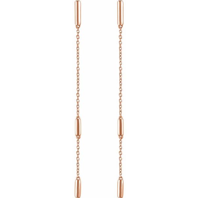 BAR CHAIN EARRING