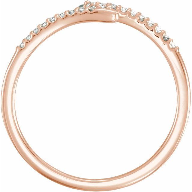LIGHTNING BOLT ⅛ CTW STACKABLE RING