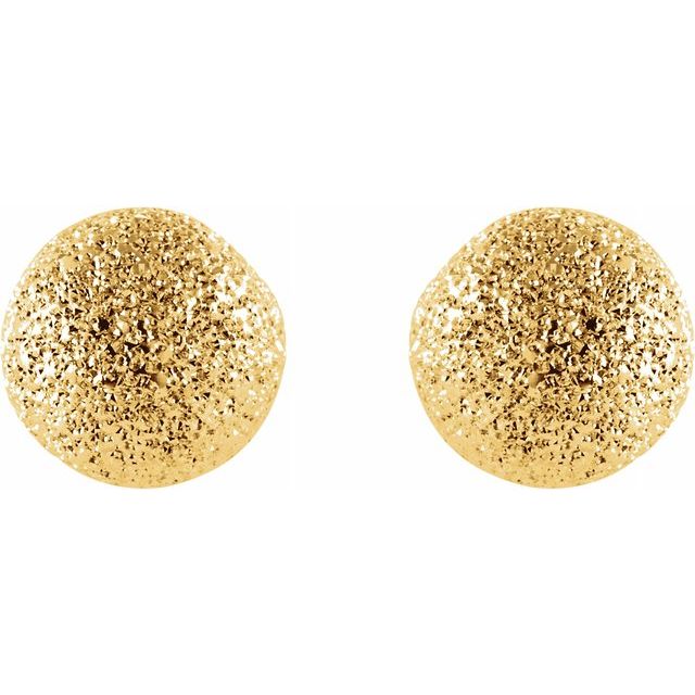 6MM STARBURST BALL EARRING