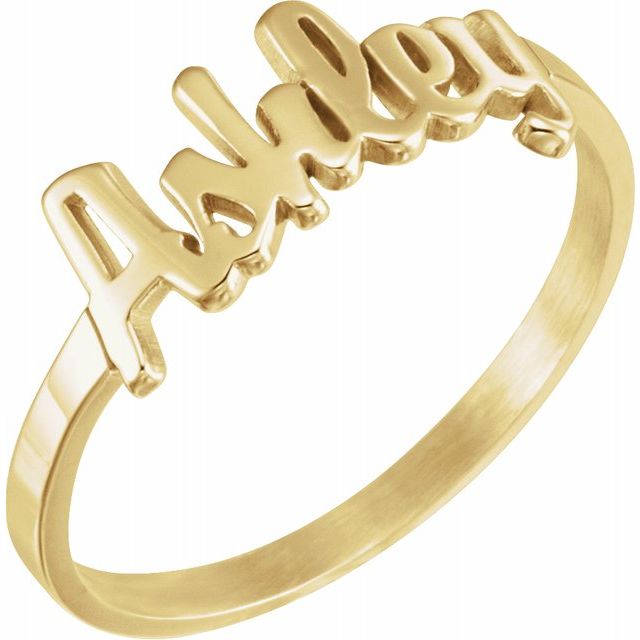 CUSTOM NAMEPLATE RING
