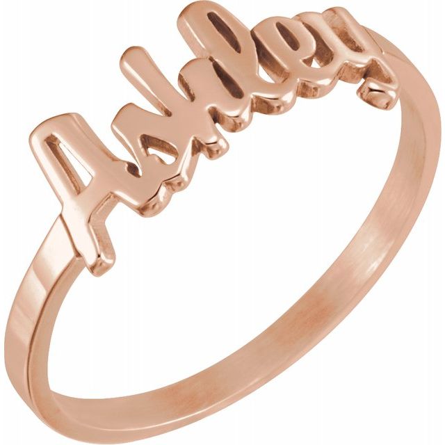 CUSTOM NAMEPLATE RING