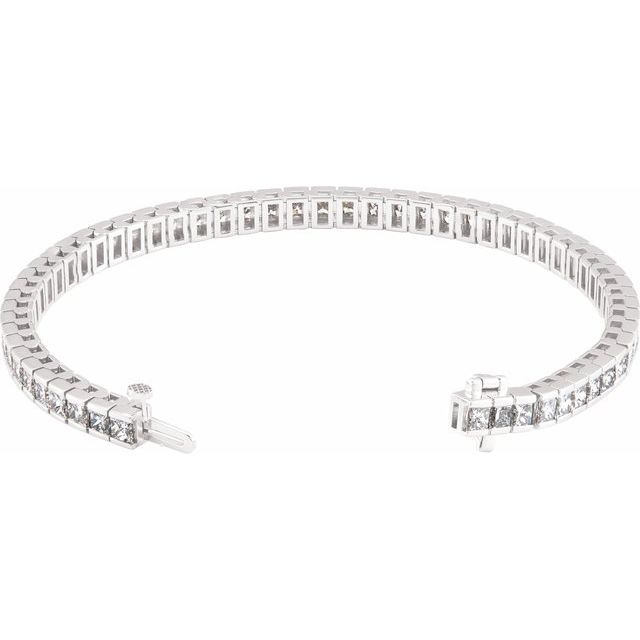 9 1/3 CTW 18K DIAMOND TENNIS BRACELET