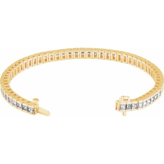 9 1/3 CTW 18K DIAMOND TENNIS BRACELET