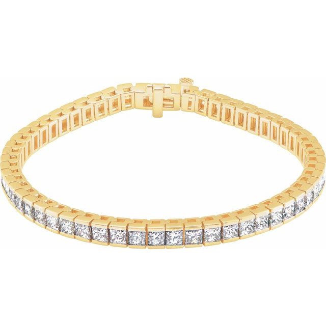 9 1/3 CTW 18K DIAMOND TENNIS BRACELET