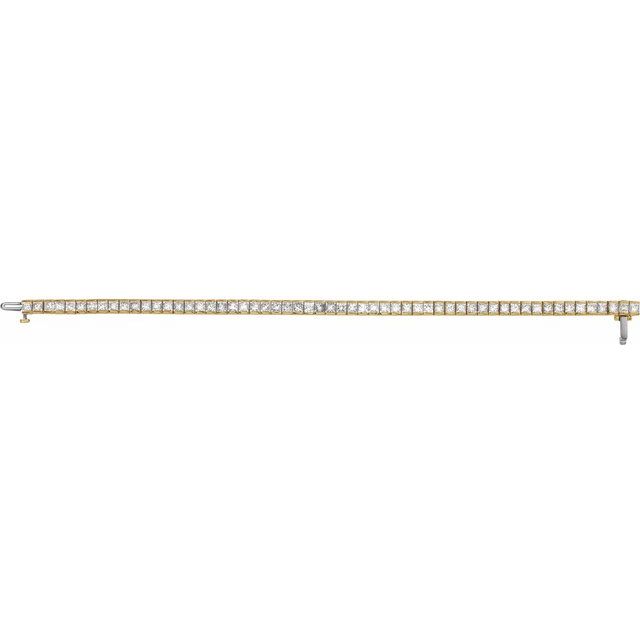 9 1/3 CTW 18K DIAMOND TENNIS BRACELET