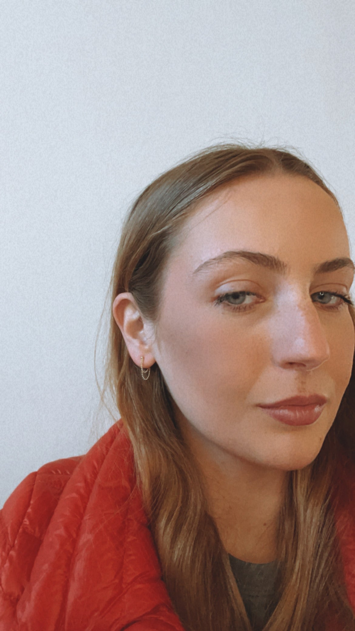 BEAD CHAIN EARRING