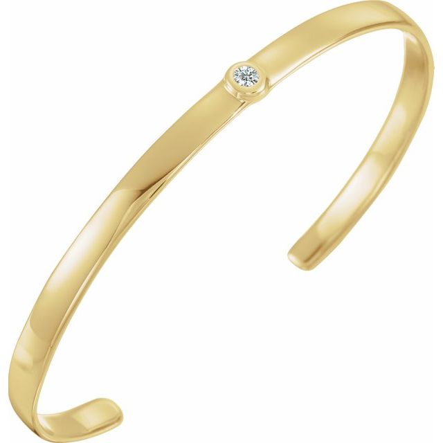 1/10 CTW DIAMOND CUFF BRACELET