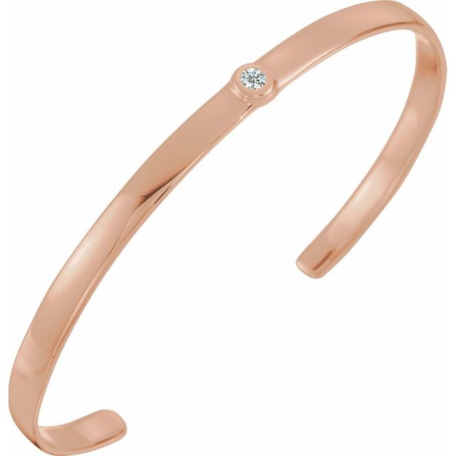 1/10 CTW DIAMOND CUFF BRACELET