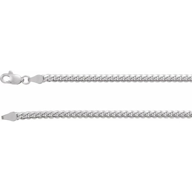 MIAMI CUBAN LINK CHAIN - 14K White Gold