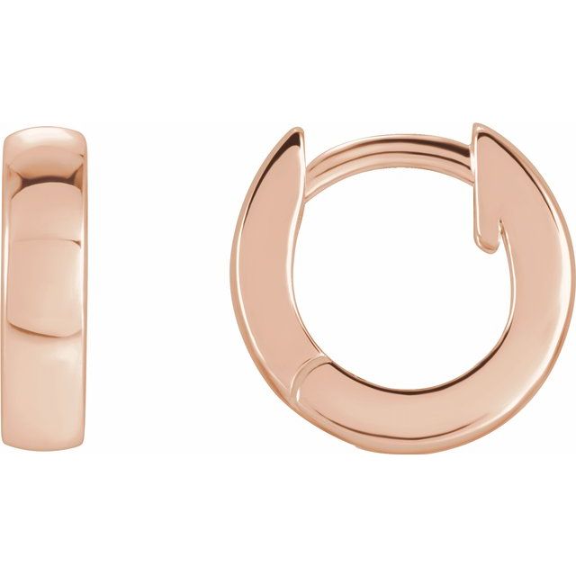SMALL HINGED HOOP EARRINGS