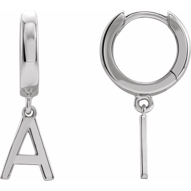INITIAL HOOP EARRING(S)