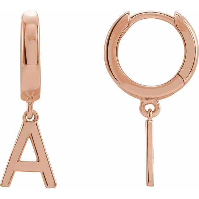 INITIAL HOOP EARRING(S)