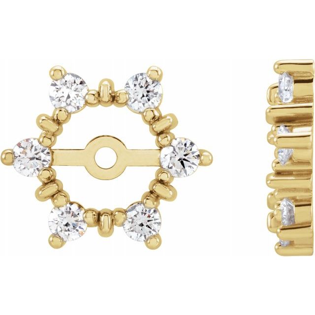 ¼ CTW DIAMOND EARRING JACKETS