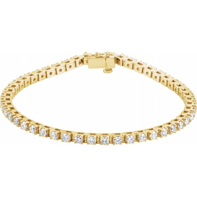 3 ⅜ CTW DIAMOND TENNIS BRACELET 7"