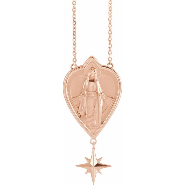 MARY NECKLACE - 14K Rose Gold