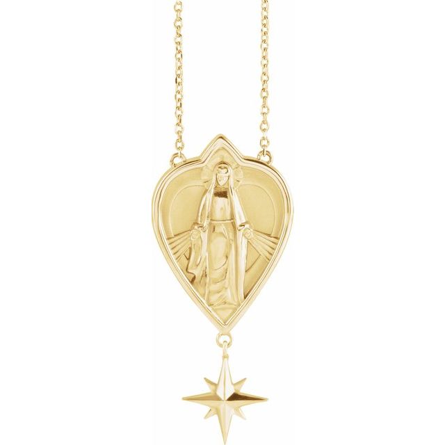 MARY NECKLACE - 14K Yellow Gold