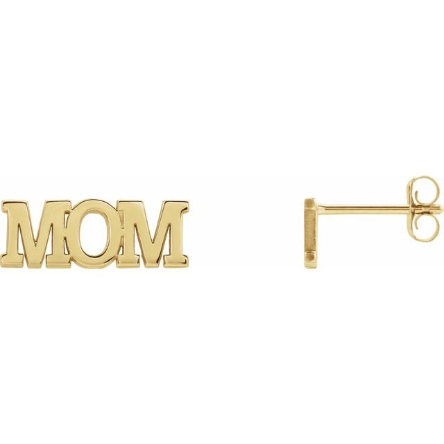 CUSTOM NAMEPLATE EARRINGS