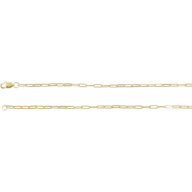 1.95MM ELONGATED FLAT LINK CHAIN