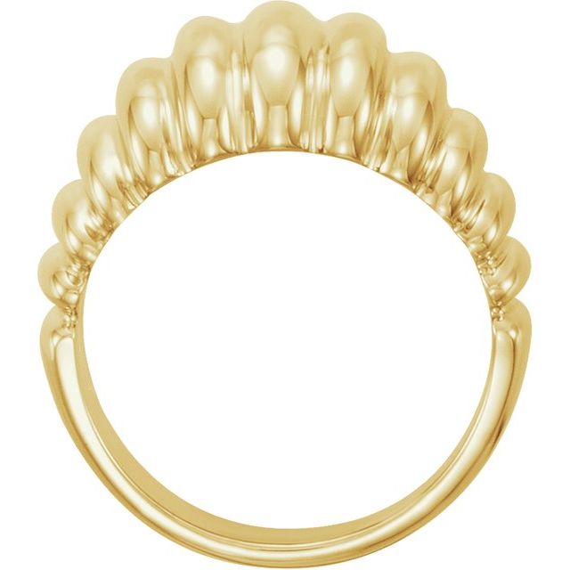 RIPPLE DOME RING